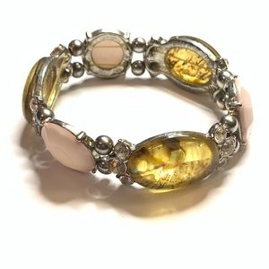 Silver Abalone Shell Bracelet